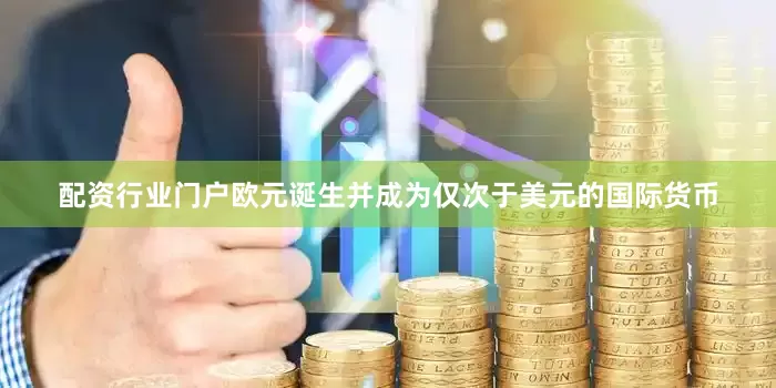 配资行业门户欧元诞生并成为仅次于美元的国际货币