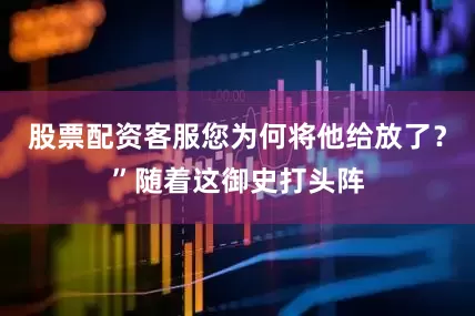 股票配资客服您为何将他给放了？”随着这御史打头阵